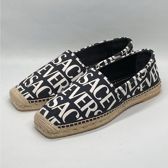 Versace Repeat Logo Espadrilles size 41 - Picture 1 of 13